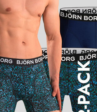 Bjorn Borg Boxershort 2-Pack 923 Bamboo Cotton Blend MP001 Blue