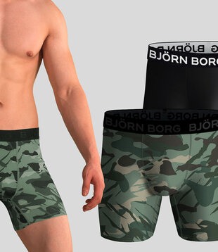 Bjorn Borg Boxershort 2-Pack 892 Performance MP001 Green