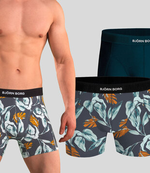 Bjorn Borg Boxershort 2-Pack 887 Premium Cotton Stretch MP002 Blue