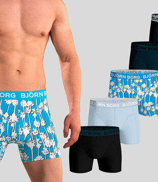 Bjorn Borg Boxershort 5-Pack 882 Cotton Stretch MP006 Blue