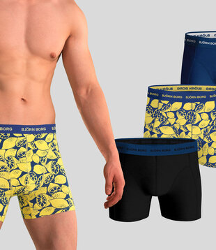 Bjorn Borg Boxershort 3-Pack 880 Cotton Stretch MP005 Blue