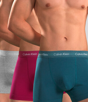 Calvin Klein Trunk 3-Pack U2662G Classic Fit Grey