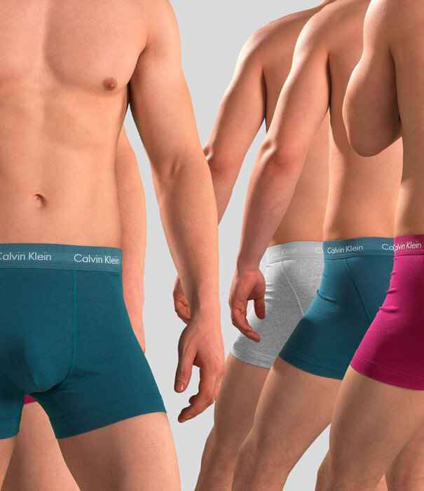 Calvin Klein Trunk 3-Pack U2662G Classic Fit Multi Grijs (301)