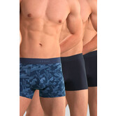 Schiesser Boxershort 3-Pack 197 Organic Cotton Multi Blauw