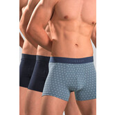 Schiesser Boxershort 3-Pack 197 Organic Cotton Multi Blauw