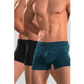 Schiesser Boxershort 3-Pack 216 Organic Cotton Blue/Black