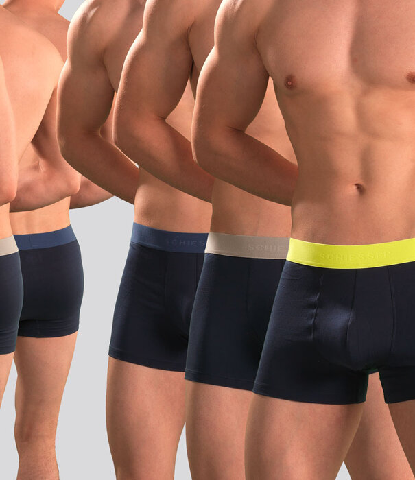 Schiesser Boxershort 3-Pack 194 Organic Cotton Navy