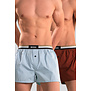 Boss Woven Boxershort 2-Pack 762 Pure Cotton Rood/Blauw