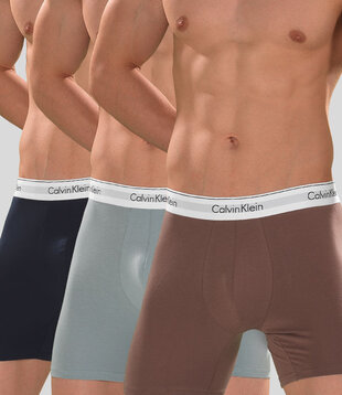 Calvin Klein Boxer Brief 3-Pack NB2381A Modern Cotton Stretch Blue/Red
