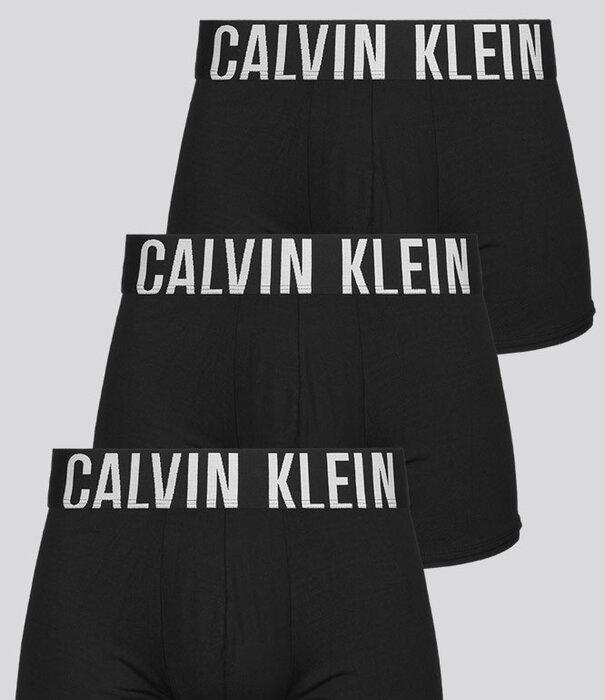 Calvin Klein Trunk 3-Pack NB3608A Intense Power Black