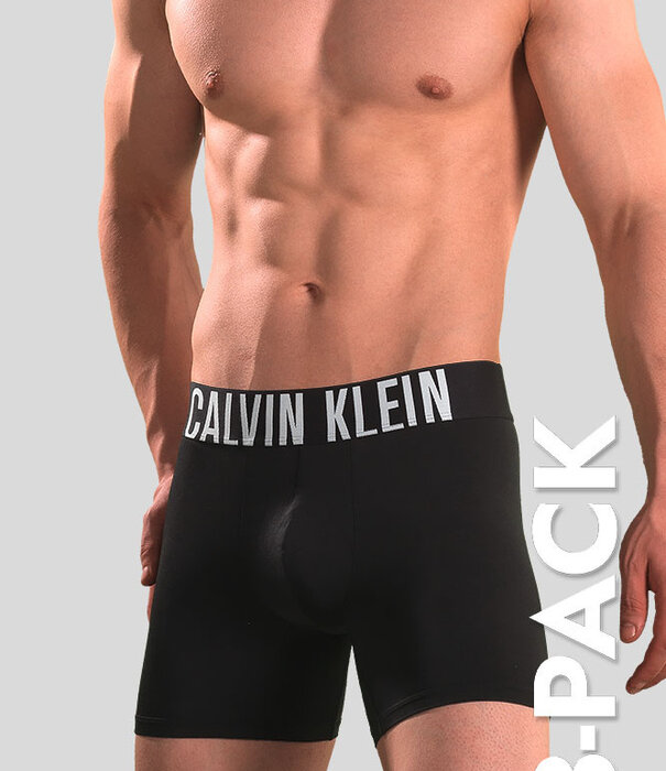 Calvin Klein Boxer Brief 3-Pack NB3612A Intense Power Microfiber Zwart