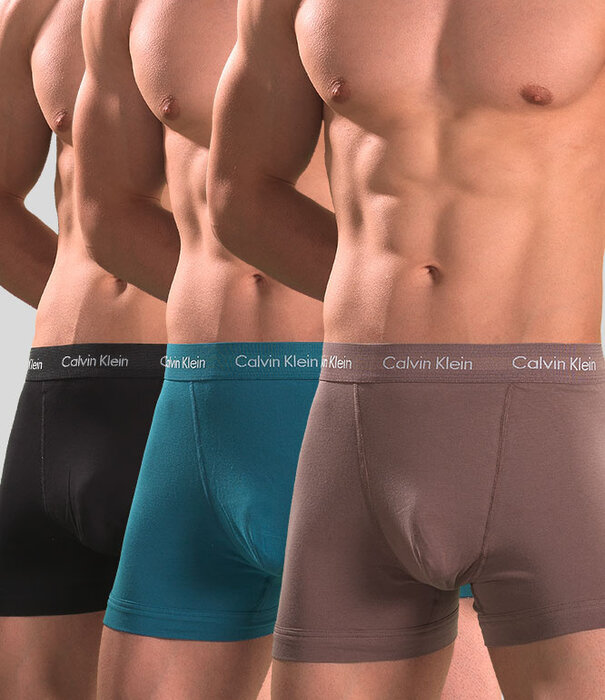 Calvin Klein Trunk 3-Pack U2662G Multi Zwart (051)