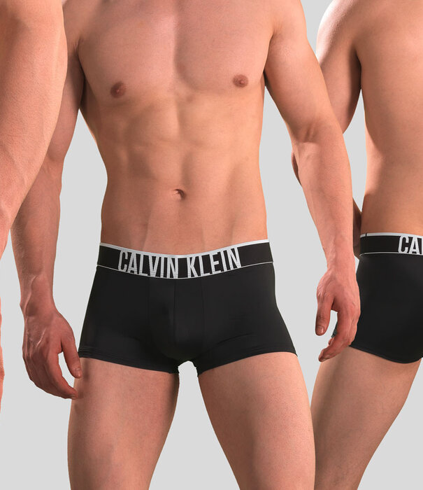 Calvin Klein Low Rise Trunk NB3836A Intense Power Ultra Cooling Schwarz