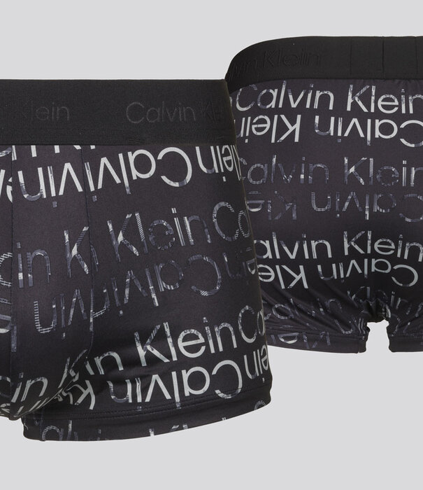 Calvin Klein Low Rise Trunk NB3734A Microfiber Black Black