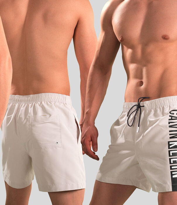 Calvin Klein Swim Short 991 Medium Drawstring Beige (500)