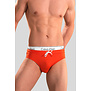 Calvin Klein Swim Slip 959 Double Waistband Rood