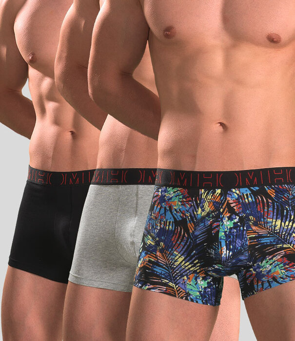 Hom Boxer Brief 3-Pack 733 Jorge Multi Zwart (051)