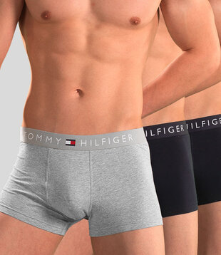 Tommy Hilfiger Trunk 3-Pack 181 WB TH Original Grey/Blue