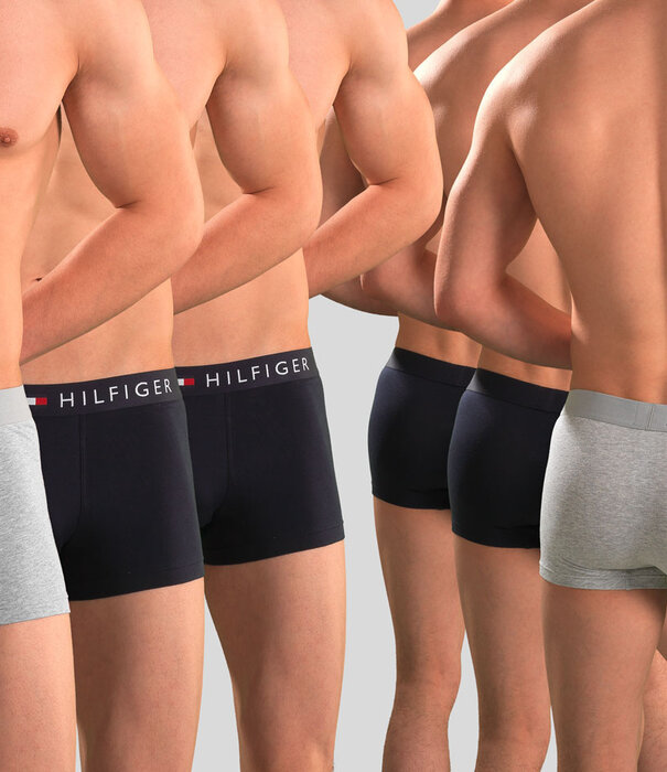 Tommy Hilfiger Trunk 3-Pack 181 WB TH Original Grey/Blue