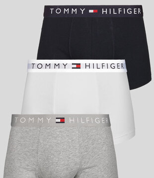 Tommy Hilfiger Trunk 3-Pack 181 WB TH Original Grey/White
