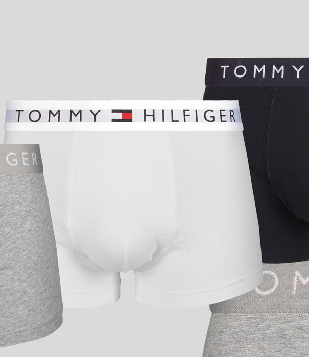 Tommy Hilfiger Trunk 3-Pack 181 WB TH Original Grey/White