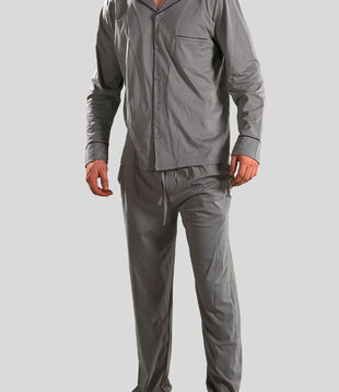 Hom Long Sleepwear 802 Albert Grey