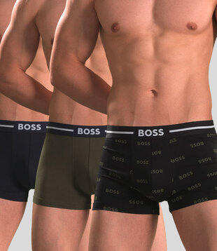 Boss Trunk 3-Pack 885 Bold Design Black/Blue/Green
