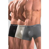 Calvin Klein Trunk 3-Pack NB3709A Stencil Logo Cotton Stretch Multi Beige (501)