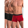 Calvin Klein Trunk 3-Pack NB3873A Modern Cotton Zwart/Rood