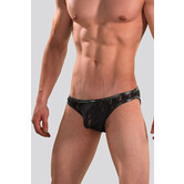 Cut4Men Bikini Bulge Lace 01 Transparant Zwart (055)
