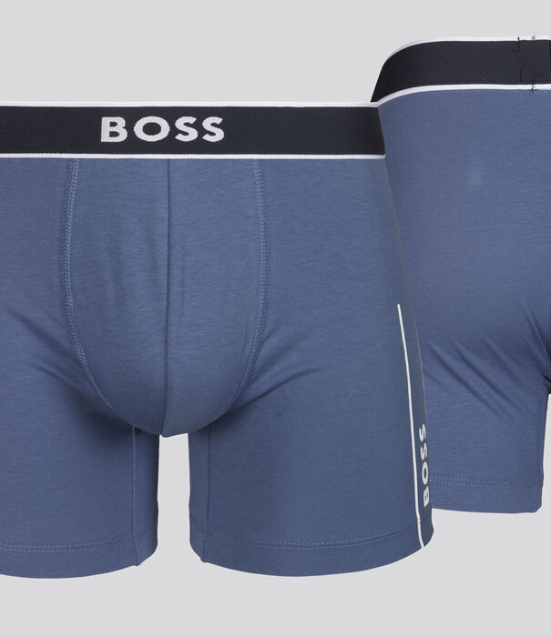 Boss Boxer Brief 761 24 Logo Blauw