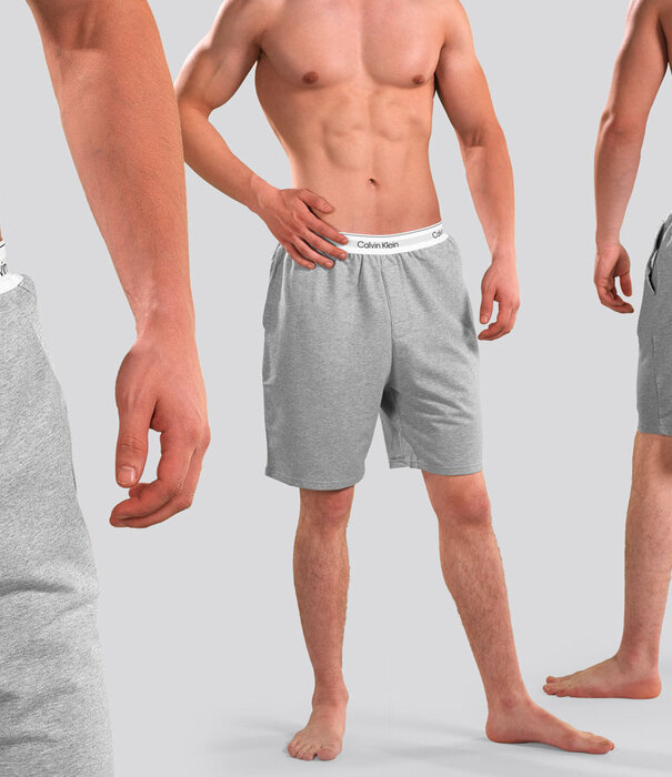 Calvin Klein Sleep Short NM2303E Modern Cotton Lounge Grijs