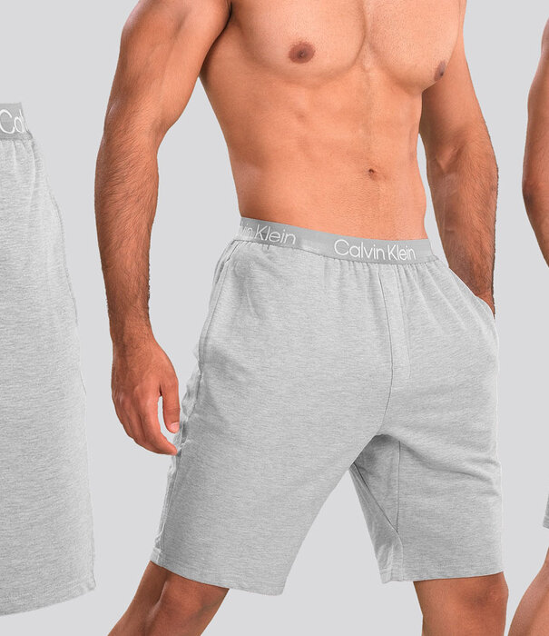 Calvin Klein Sleep Short NM2174E Structure Lounge Grau