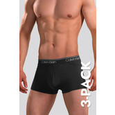 Calvin Klein Low Rise Trunk 3-Pack NB2569A Microfiber Stretch Black