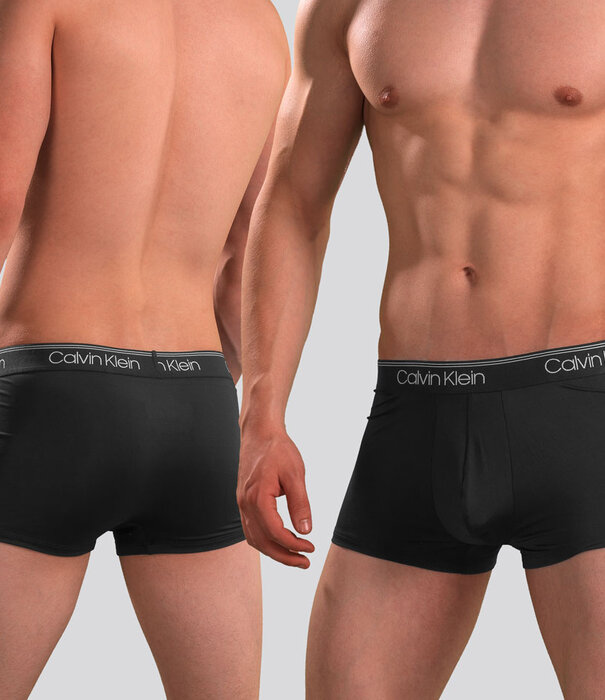 Calvin Klein Low Rise Trunk 3-Pack NB2569A Microfiber Stretch Zwart