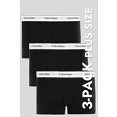 Calvin Klein Trunk 3-Pack NB3377A Plus Size Black