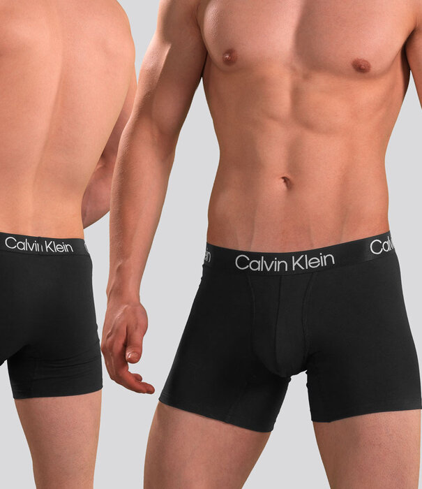 Calvin Klein Boxer Brief 3-Pack NB2971A Modern Structure Schwarz