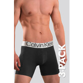 Calvin Klein Boxer Brief 3-Pack NB3131A Reconsidered Steel Zwart