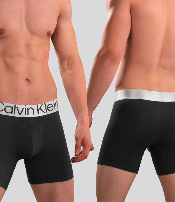 Calvin Klein Boxer Brief 3-Pack NB3131A Reconsidered Steel Zwart