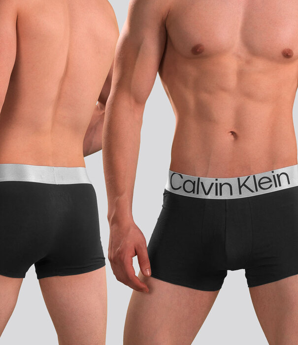 Calvin Klein Trunk 3-Pack NB3130A Reconsidered Steel Zwart