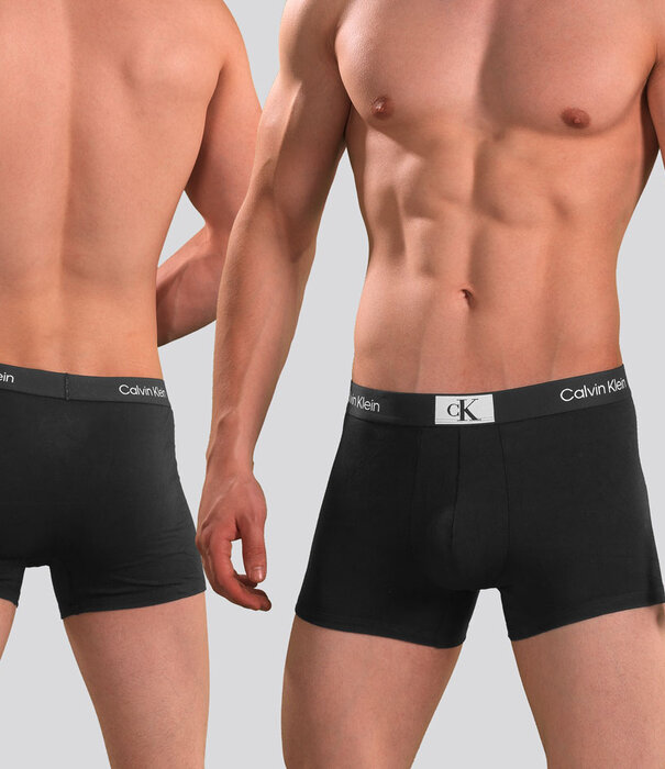 Calvin Klein Trunk 3-Pack NB3528A 1996 Cotton Stretch Black
