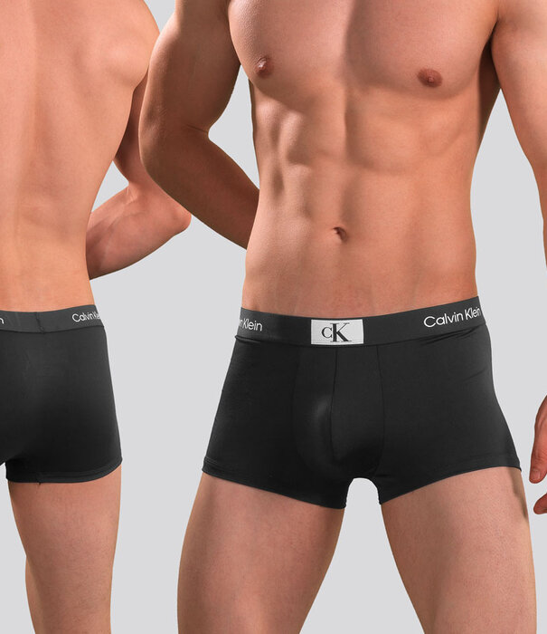 Calvin Klein Low Rise Trunk 3-Pack NB3532A 1996 Microfiber Schwarz