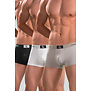 Calvin Klein Low Rise Trunk 3-Pack NB3532A 1996 Microfiber Wit/Zwart/Grijs