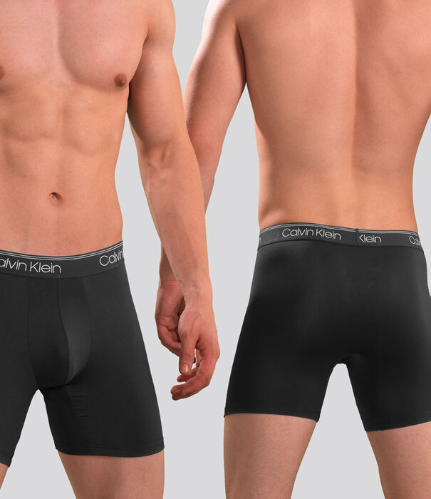 Calvin Klein Boxer Brief 3-Pack NB2570A Microfiber Stretch Zwart