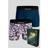 Bjorn Borg Boxershort 2-Pack 634 Premium Cotton Stretch Multi Blauw