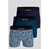 Bjorn Borg Boxershort 3-Pack 631 Premium Cotton Stretch Multi Blauw