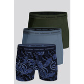 Bjorn Borg Boxershort 3-Pack 608 Cotton Stretch MP005 Blauw/Groen