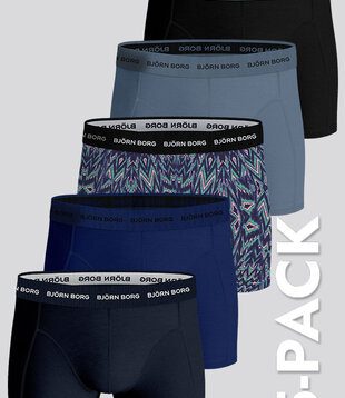 Bjorn Borg Boxershort 5-Pack 602 Cotton Stretch Blue