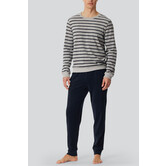 Schiesser Pyjama Long 844 Grau