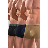 Calvin Klein Low Rise Trunk 3-Pack NB2569A Microfiber Stretch Braun